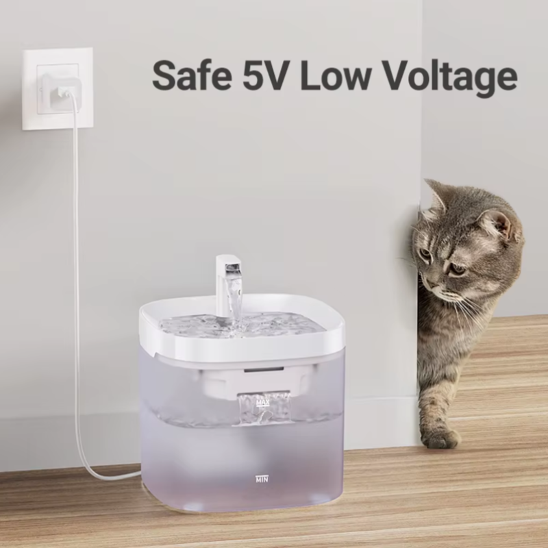 Rechargeable Cat Water Fountain – Fresh, Flowing Water for Healthy, Happy Pets